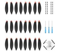 Propeller Compatible with DJI Mini 4K, Mini 2/SE/2 SE, 24 Pieces of Low Noise Wind 4726 FM Propeller Blade, Replaceable Noise Reduction Drone Accessories, Including Screws and Screwdriver (Orange)