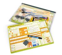 Propeller Education C004P5 Whiteboards Year 4 Kit - A3 Size, Double-Sided Boards for Drywipe and Whiteboard Pens (Pack of 5)