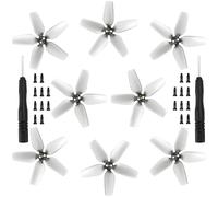 Propeller for DJI Avata Replacement Propeller Blades Low Noise Accessories for DJI Avata Drone Accessories Exclusive Screws & Screwdriver 8 Pieces Grey