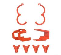 Propeller Guard and Protection Cover Compatible with For DJI NEO2, PC Material Anti-Collision Accessory Kit with Compact Quadcopter Safety Rings and Blade(Orange)