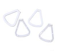Propeller Guard for DJI for mini 2 SE for mini 4K Props Protector Ring Raised Cone Design Anti-Collision Cover Orange White 4PCS(B)