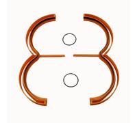 Propeller Guard Protector for Avata 360,Quick Release Protective Frame,Lightweight Bumper Protection Ring, Impact-Resistant Shock-Absorbing Outer Guard with EVA Foam (small orange)