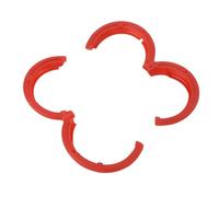 Propeller Guard Protector for Drone Prop Bumper Collision Impact Protective Cover Ring TPE for NEO Drone Accessories (Red)