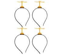 Propeller Headband 4pcs Plastic Novelty Hair Hoop for Parties