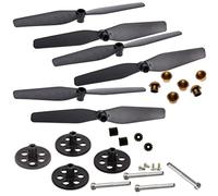 Propeller Protection Frame Arms Motor Gear Shaft Screws Spare Parts Kit Compatible With S167 S166 RC Drone SP500 CSJ S167 GPS Quadcopter(BLADES GEARS KITD)