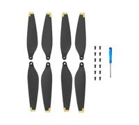 Propeller Replacement Suitable for DJI MINI 3 Drone Paddle Wing Blade Propeller Blade Drone Accessories (Gold trim)