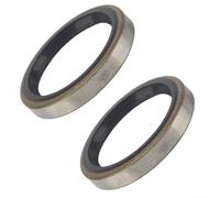 Propeller Shaft Oil Seal 2 Pack for Johnson For Evinrude Outboard, Leak Proof Metal Plastic Seals for O L2 M2 Gearcases, Replaces 334950 777538 18-8367, Marine