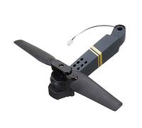 Propeller With Screws Drone Replacement Arms / Fit For Eachine E58 RC Quadcopter Spare Parts Axis Arms With Motor Propeller For FPV Racing Drone Frame Parts Silent Flight Accessory ( Color : Black Fro
