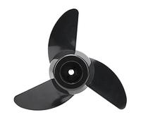 Propellers Electric Motor, Plastic Three Bladed Propeller 28LBS 36LBS 46LBS Trolling Motor, Thicken Plastic Electric Outboard Engines Accessories for Marine Boat