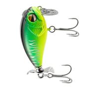 Propellers Fishing Baits with Floating Body and Noise Generating Mechanism for Aggressive Fish Strikes Long Distances Casting Floating Baits