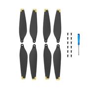 Propellers for DJI MINI 3, Drone Propeller Replacement, Drone Wing, Low Noise, Spare Part, Quadcopter Kit (Gold trim)