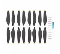 Propellers Replacement for DJI mini 3 pro, Compact Low Noise Props with Screw, Spare Parts Kits Props Replacement Accessories (four pairs of gold edges)