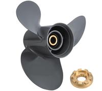 PropelTech Aluminum 13 1/2x15 Outboard Boat Propeller fit Honda Engines 60-130 Hp 15 Spline Tooth OEM 58130-ZW1-015AH，RH
