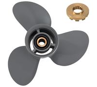 PropelTech Aluminum 13 1/4x17 Outboard Boat Propeller fit Honda Engines 60-130 Hp 15 Spline Tooth OEM 58130-ZW1-017AH，RH