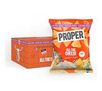 PROPER All the Cheese Lentil Chips, 30 X 31g, Crisps Snacks