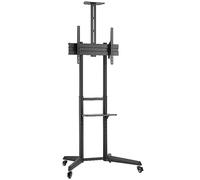 Proper AV Portable TV Trolley Stand for 37 - 70in Screens - Black Black