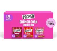 PROPER Crunch Corn Collection 18 x 20g Multibox - BBQ, Crispy Chilli Oil, Maple Bacon Snack Bags