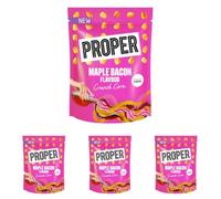 PROPER Crunch Corn Maple Bacon, Sharing Snack Bag, 125g (Pack of 4)