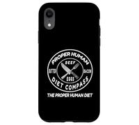 Proper Human Diet Compass- Carnivore Case for iPhone XR