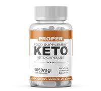 Proper Keto - 60 Capsules - Vegan,Support for Men & Women - 1 Month Supply