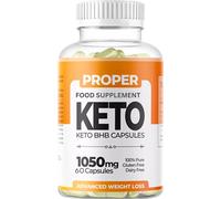 Proper Keto - Advanced Weight Management Capsules, 60-Count, One-Month Supply