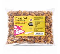 Proper Pork Crackling - 1.5L Refill Bag - Available in Multiple Flavours - Keto-friendly, Allergen-Free, Low Carb & High Protein, Handmade in Britain (Chinese 5 Spice)
