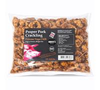 Proper Pork Crackling - 1.5L Refill Bag - Available in Multiple Flavours - Keto-friendly, Allergen-Free, Low Carb & High Protein, Handmade in Britain (Extreme Naga Chilli)