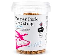 Proper Pork Crackling 100g Pot - Keto, Low Carb, Gluten Free, High Protein Snack - Pork Rind - Pork Scratchings - Multi-Flavour & Multipack (Six Pots (6 x 100g Pots), Sea Salt)