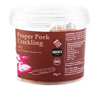 Proper Pork Crackling - 55g Pot - 10 Flavours - Keto-friendly, Allergen-Free, Low Carb & High Protein, Handmade in Britain (BBQ)