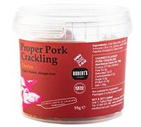 Proper Pork Crackling - 55g Pot - 10 Flavours - Keto-friendly, Allergen-Free, Low Carb & High Protein, Handmade in Britain (Chorizo)