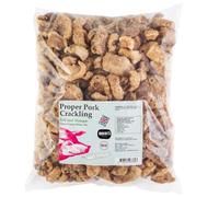 Proper Pork Crackling - 5Kg Bag - Available in Multiple Flavours - Keto-friendly, Allergen-Free, Low Carb & High Protein, Handmade in Britain (Salt & Vinegar)