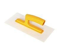 Proper Tools Finishing Plastic Trowel - 1 PC of 140x280mm -Thickness 3mm - for Smoothing Texturing Rendering Plastering - Plastic Handle - DIY - TLTY-0327G3