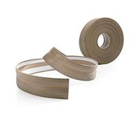 Proper Tools Flexible coved PVC skirting Board Strip Floor Wall Joint - 25m - Sandy Oak