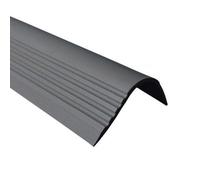 Proper Tools Stair Nosing Non Slip Rubber Angle Step Edge SELF-Adhesive RGPT - 1500mm - Dark Gray