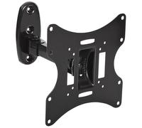 ProperAV Swing Arm TV Wall Bracket 23" 24" 28" 32" 37" 40" 42" 43" 46" Tilt 20° VESA Max 200x200 Black