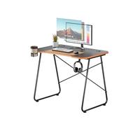 ProperAV Computer Workstation Gaming Desk Black/Orange