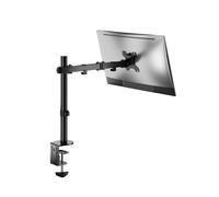 ProperAV 17" - 34" Extending Swing Arm Desk Clamp PC Monitor Mount (VESA Max. 100x100)