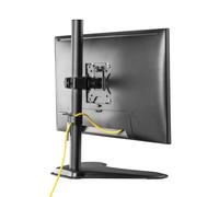 ProperAV Desk Monitor Stand 17" - 34" Freestanding Base VESA Max 100x100