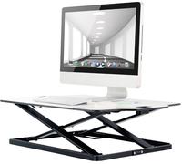 ProperAV Slim Profile Sit Stand Up Desktop Workstation with 12 Height