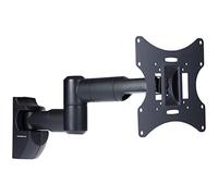 Properav Swing Arm Tilt & Swivel 23" - 43" Tv Bracket - Black, Black