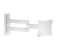 Properav Heavy Duty Swing Arm Tilt & Swivel 13'' - 28" Tv Bracket - White, White
