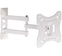 Proper Heavy Duty Swing Arm TV Wall Bracket Non Height Adjustable 55 " White