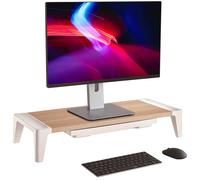 PROPERAV P-MRB1 Laptop Riser & Monitor Stand - White