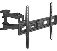 ProperAV Heavy Duty Swing Arm TV Wall Bracket 37" 40" 42" 43" 46" 50" 55" 60" 65" 70" 75" VESA Max 600x400 Black