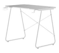 ProperAV PC Workstation Rectangular White O-Frame 600 (W) x 600 (D) x 750 (H) mm Melamine Particle Board Steel