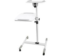 PROPERAV Projector Trolley & Laptop Stand - White, White