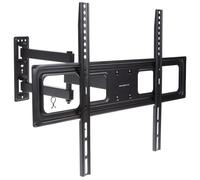 Properav Heavy Duty Swing Arm Tilt & Swivel 37" - 70" Tv Bracket - Black, Black