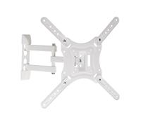 Proper Heavy Duty Swing Arm TV Wall Bracket Non Height Adjustable 55 " White