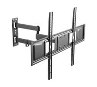 Properav Heavy Duty Swing Arm Tilt & Swivel 37" - 70" Tv Bracket - Black, Black