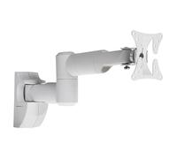 ProperAV TV Wall Bracket (19" - 28" / 30kg Capacity / VESA Max. 100x100) - White